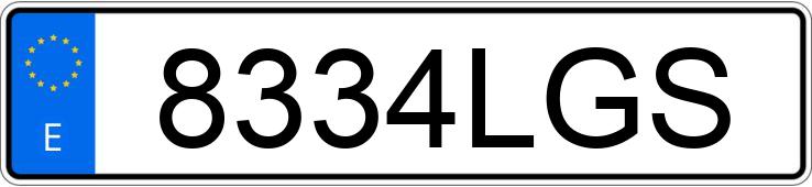 Numer rejestracyjny 8334LGS posiada MERCEDES CLA (118)