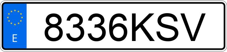 Numer rejestracyjny 8336KSV posiada OPEL VIVARO