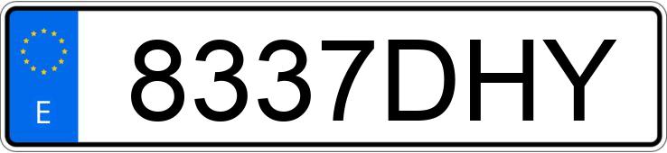 Numer rejestracyjny 8337DHY posiada SUZUKI GRAND VITARA Numer rejestracyjny 8337DHY posiada SUZUKI GRAND VITARA