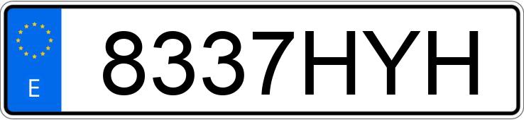 Numer rejestracyjny 8337HYH posiada DACIA SANDERO Numer rejestracyjny 8337HYH posiada DACIA SANDERO