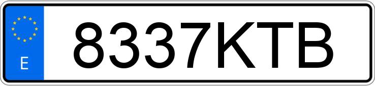 Numer rejestracyjny 8337KTB posiada CITROEN BERLINGO