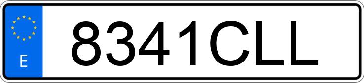 Numer rejestracyjny 8341CLL posiada MERCEDES E (211)