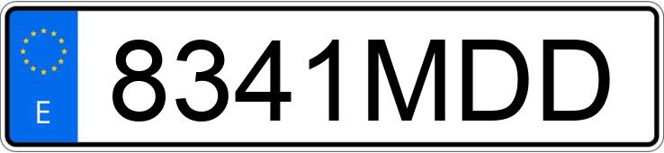 Numer rejestracyjny 8341MDD posiada FORD KUGA