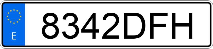 Numer rejestracyjny 8342DFH posiada LAND ROVER DISCOVERY