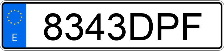 Numer rejestracyjny 8343DPF posiada PEUGEOT BOXER Numer rejestracyjny 8343DPF posiada PEUGEOT BOXER