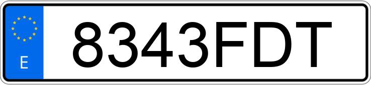 Numer rejestracyjny 8343FDT posiada MERCEDES SLK (170-171) Numer rejestracyjny 8343FDT posiada MERCEDES SLK (170-171)