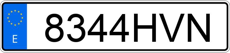 Numer rejestracyjny 8344HVN posiada FORD MONDEO Numer rejestracyjny 8344HVN posiada FORD MONDEO