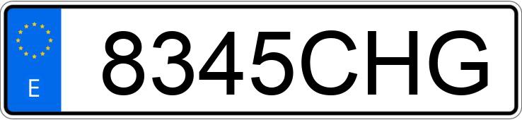 Numer rejestracyjny 8345CHG posiada HYUNDAI H-1 Numer rejestracyjny 8345CHG posiada HYUNDAI H-1