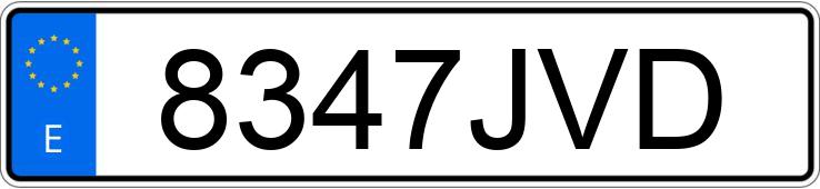 Numer rejestracyjny 8347JVD posiada SKODA FABIA Numer rejestracyjny 8347JVD posiada SKODA FABIA