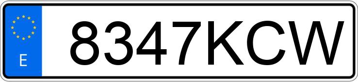 Numer rejestracyjny 8347KCW posiada VOLKSWAGEN CROSSGOLF Numer rejestracyjny 8347KCW posiada VOLKSWAGEN CROSSGOLF