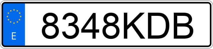 Numer rejestracyjny 8348KDB posiada VOLKSWAGEN PASSAT Numer rejestracyjny 8348KDB posiada VOLKSWAGEN PASSAT