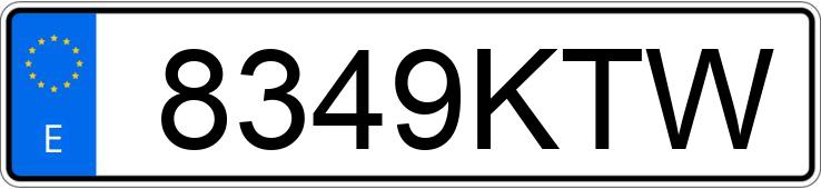 Numer rejestracyjny 8349KTW posiada HYUNDAI I10