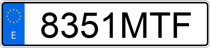 Numer rejestracyjny 8351MTF posiada PORSCHE PANAMERA Numer rejestracyjny 8351MTF posiada PORSCHE PANAMERA