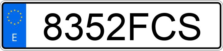 Numer rejestracyjny 8352FCS posiada AUDI A4 Numer rejestracyjny 8352FCS posiada AUDI A4