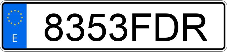 Numer rejestracyjny 8353FDR posiada SEAT LEON Numer rejestracyjny 8353FDR posiada SEAT LEON