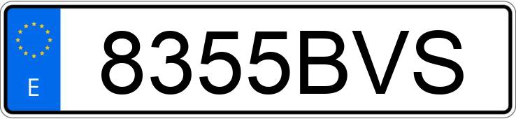 Numer rejestracyjny 8355BVS posiada SEAT IBIZA Numer rejestracyjny 8355BVS posiada SEAT IBIZA