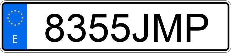 Numer rejestracyjny 8355JMP posiada OPEL CORSA