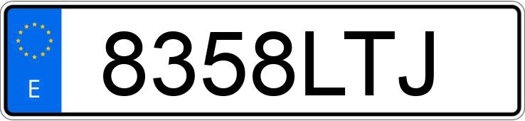 Numer rejestracyjny 8358LTJ posiada CITROEN C3