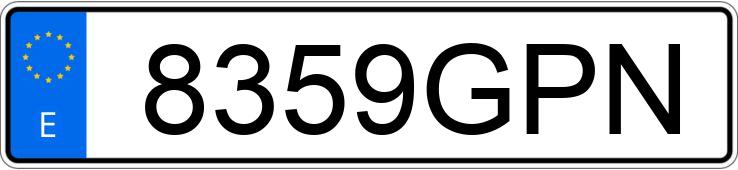 Numer rejestracyjny 8359GPN posiada IVECO EUROCARGO TECTOR