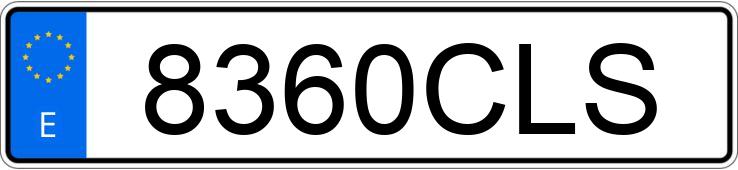 Numer rejestracyjny 8360CLS posiada CITROEN C3