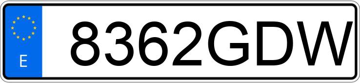 Numer rejestracyjny 8362GDW posiada BMW SERIE 3 Numer rejestracyjny 8362GDW posiada BMW SERIE 3