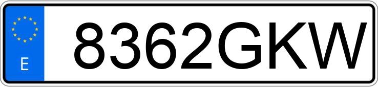 Numer rejestracyjny 8362GKW posiada NISSAN QASHQAI