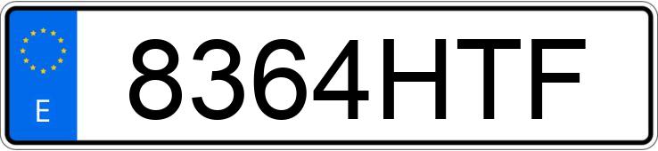 Numer rejestracyjny 8364HTF posiada MITSUBISHI ASX Numer rejestracyjny 8364HTF posiada MITSUBISHI ASX