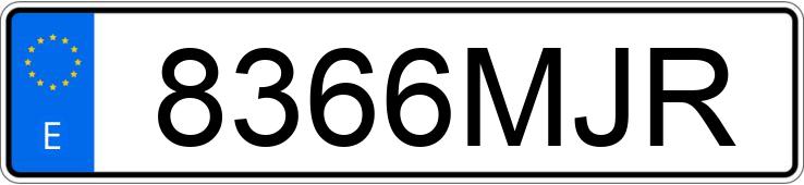 Numer rejestracyjny 8366MJR posiada DACIA SANDERO
