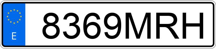 Numer rejestracyjny 8369MRH posiada TOYOTA AVENSIS Numer rejestracyjny 8369MRH posiada TOYOTA AVENSIS