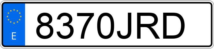 Numer rejestracyjny 8370JRD posiada KIA CARENS