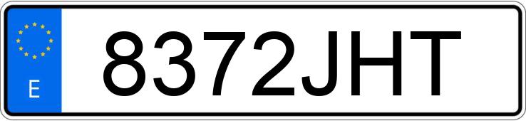 O número de registro 8372JHT tem OPEL CORSA