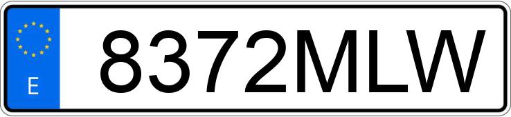 Numer rejestracyjny 8372MLW posiada BMW SERIE 3 Numer rejestracyjny 8372MLW posiada BMW SERIE 3