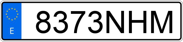 Numer rejestracyjny 8373NHM posiada MERCEDES A (176)