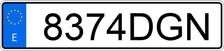 Numer rejestracyjny 8374DGN posiada FORD MONDEO Numer rejestracyjny 8374DGN posiada FORD MONDEO