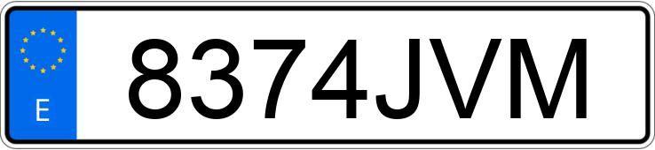 Numer rejestracyjny 8374JVM posiada RENAULT CLIO