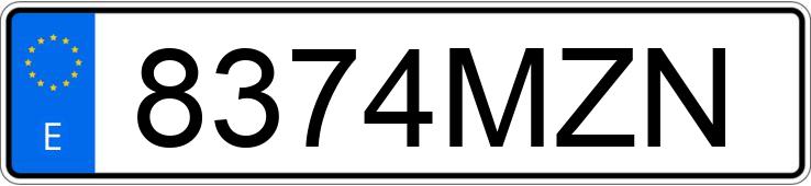 Numer rejestracyjny 8374MZN posiada CUPRA LEON Numer rejestracyjny 8374MZN posiada CUPRA LEON