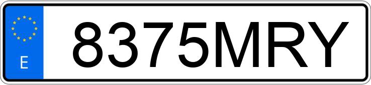 Numer rejestracyjny 8375MRY posiada TOYOTA C-HR Numer rejestracyjny 8375MRY posiada TOYOTA C-HR