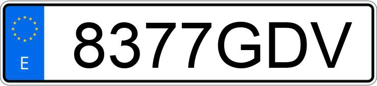 Numer rejestracyjny 8377GDV posiada NISSAN QASHQAI