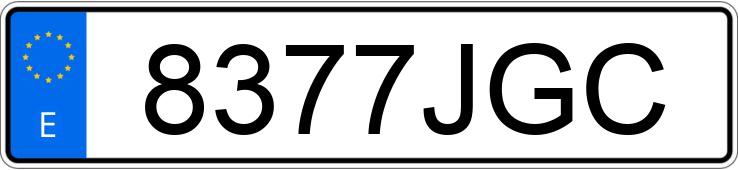 Numer rejestracyjny 8377JGC posiada MERCEDES CLA (117)