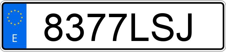Numer rejestracyjny 8377LSJ posiada VOLKSWAGEN TOUAREG