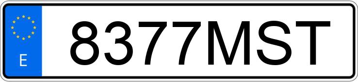 Numer rejestracyjny 8377MST posiada HYUNDAI I30