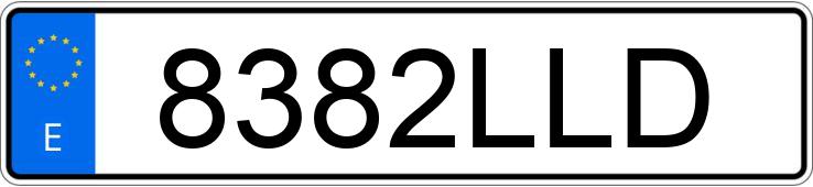 Numer rejestracyjny 8382LLD posiada CITROEN BERLINGO