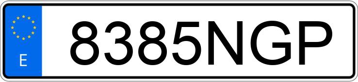 Numer rejestracyjny 8385NGP posiada DAIHATSU APPLAUSE