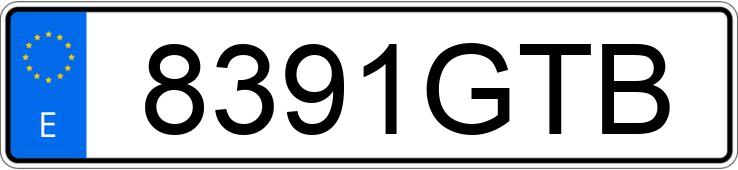 Numer rejestracyjny 8391GTB posiada VOLVO XC60