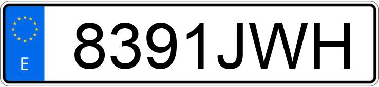 Numer rejestracyjny 8391JWH posiada OPEL INSIGNIA