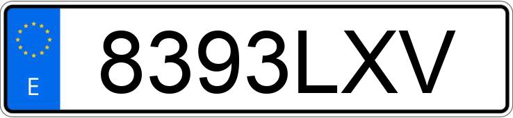 Numer rejestracyjny 8393LXV posiada NISSAN QASHQAI