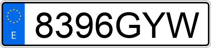 Numer rejestracyjny 8396GYW posiada VOLKSWAGEN SCIROCCO