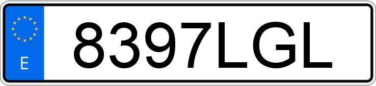Numer rejestracyjny 8397LGL posiada PEUGEOT PARTNER