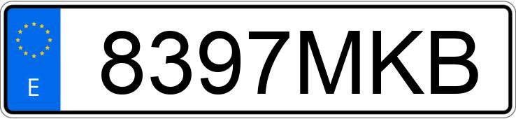 Numer rejestracyjny 8397MKB posiada CITROEN C5 AIRCROSS