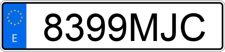Numer rejestracyjny 8399MJC posiada NISSAN QASHQAI